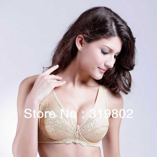 High Quality New Design Fashion Full Cup Bra 32 34 36 38 40 B C D Free Shipping 3 Colors