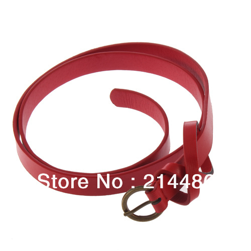 High Quality New Faux Leather Loop Tuck Thin Skinny Waist Belt Hot Selling Brand New