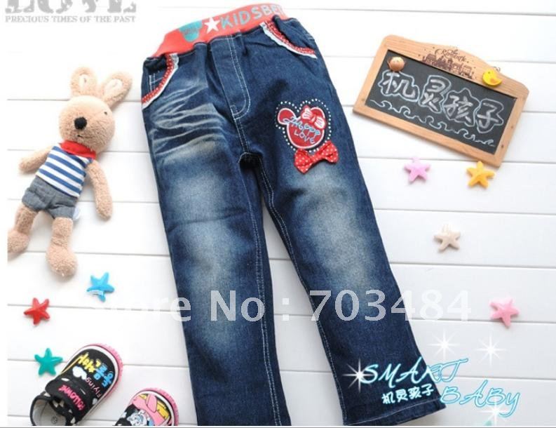 high quality NO.DH39 Fashion and new style kids Jean pants for children Christmas gifts low price free shipping