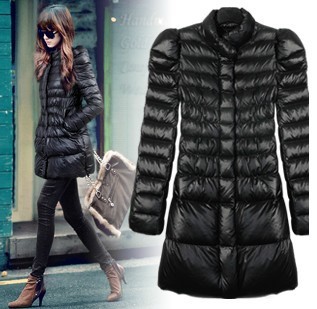 High Quality Popular Styles Women Long Down Coats