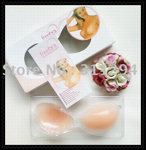 High Quality Silicone Bra,Invisible bra,freebra Super Thick 6pcs/lot freeshipping