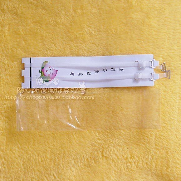 High quality slip-resistant scrub transparent tape bra shoulder strap invisible pectoral girdle 0.6cm hairline