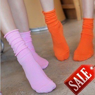 High Quality Special seconds kill new South Korea cotton edge candy color reactor socks socks