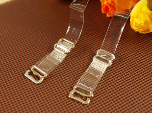 High quality steel buckle paintless transparent invisible underwear ar3 shoulder strap invisible tape underwear bra pectoral