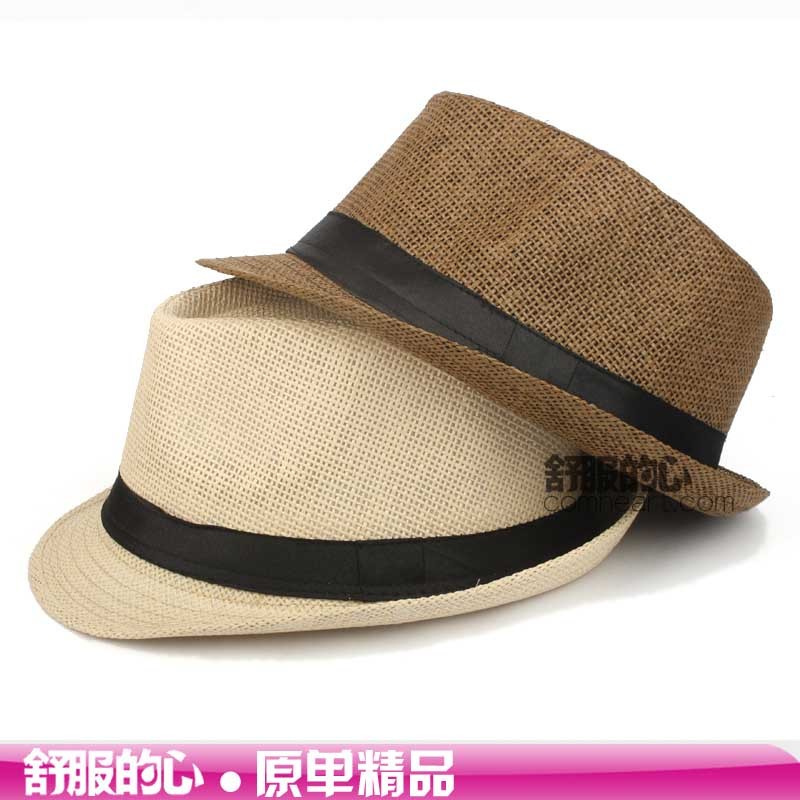 High quality straw braid jazz hat general sunscreen style fashion