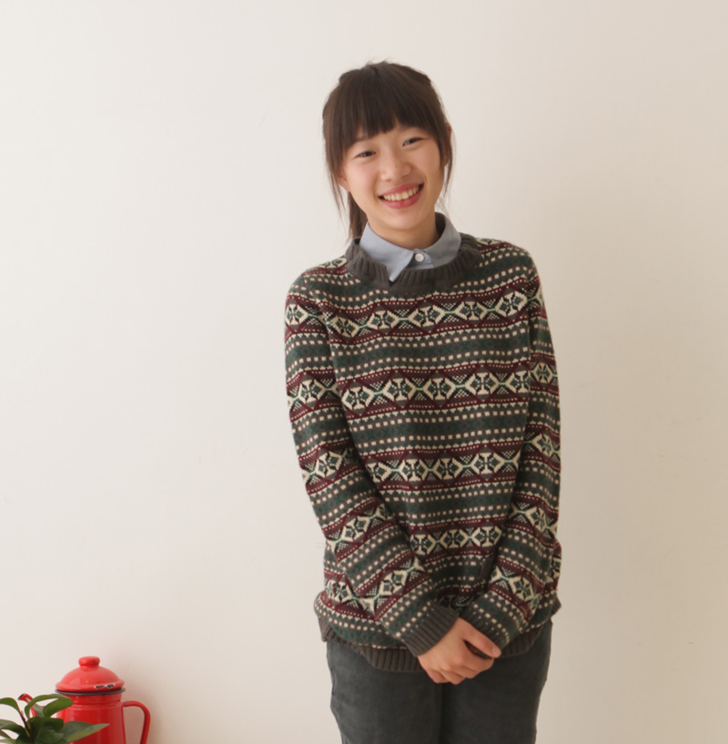 High quality the disassemblability shirt collar behind the button faux two piece sweater wool blending 1 - 05