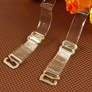 High quality transparent steel buckle transparent shoulder strap invisible shoulder strap transparent underwear bra shoulder