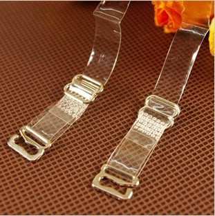 High quality transparent steel buckle transparent shoulder strap invisible shoulder strap transparent underwear bra shoulder