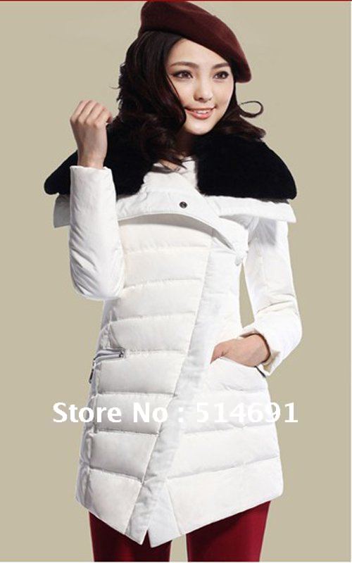 High Quality Women's Fashion Duck Down Down Jacket And Coat Outdoor Long Winter Coat Thicker Version