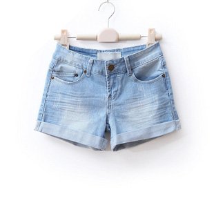 High quality women's shorts Retro thinner trousers leisure jeans shorts hot pants 3Colors:dark blue,blue,light blue [WD687]