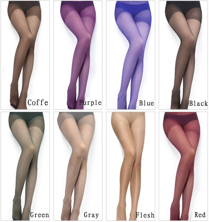 High Quality! Women sexy pantyhose fashion stockings ultra-thin transparent tight lingerie 10 colors available