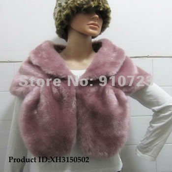 High Quantity Factory Price Faux Fur Scarf Fashion Shwal Honorable Vest Women Ladies Jacket Stock Free Shipping