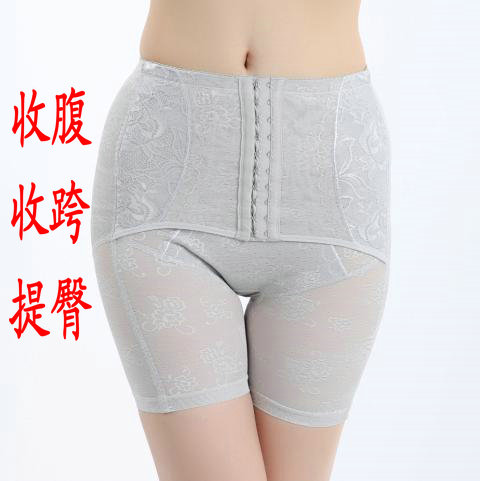High waist abdomen belt drawing plastic pants bamboo carbon fiber drawing abdomen pants breathable beauty care pants