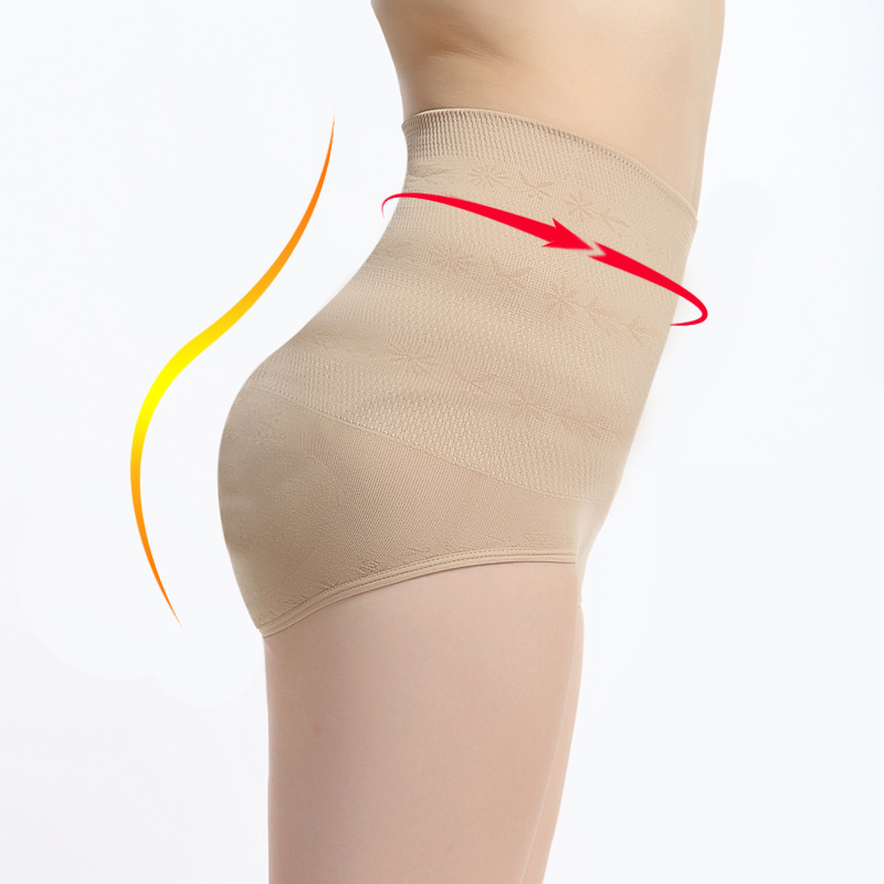 High waist abdomen drawing butt-lifting body shaping panties corset beauty care pants slimming seamless panties female puerperal