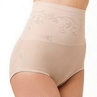 High waist abdomen pants drawing viscose body shaping pants puerperal butt-lifting corselets panties breathable seamless