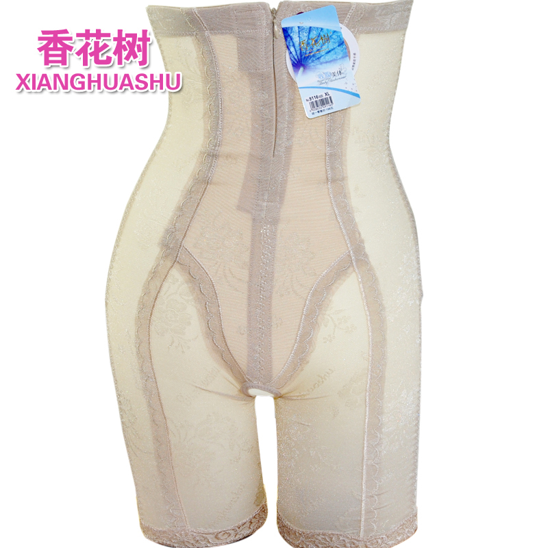 High waist beauty care body shaping pants postpartum abdomen drawing pants abdomen drawing tiebelt butt-lifting panties corset