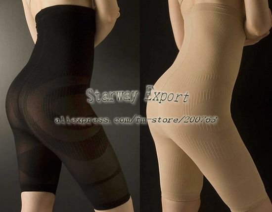 High Waist KOTSUBAN Spats Slimming Fifth Pants Control Panties Taping Beauty Pants Body Building Pants Burn Fat 30pcs