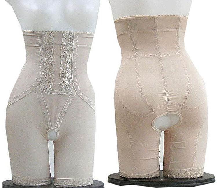 High waist pants huwei abdomen drawing bottom butt-lifting slim waist legs beauty care plastic pants