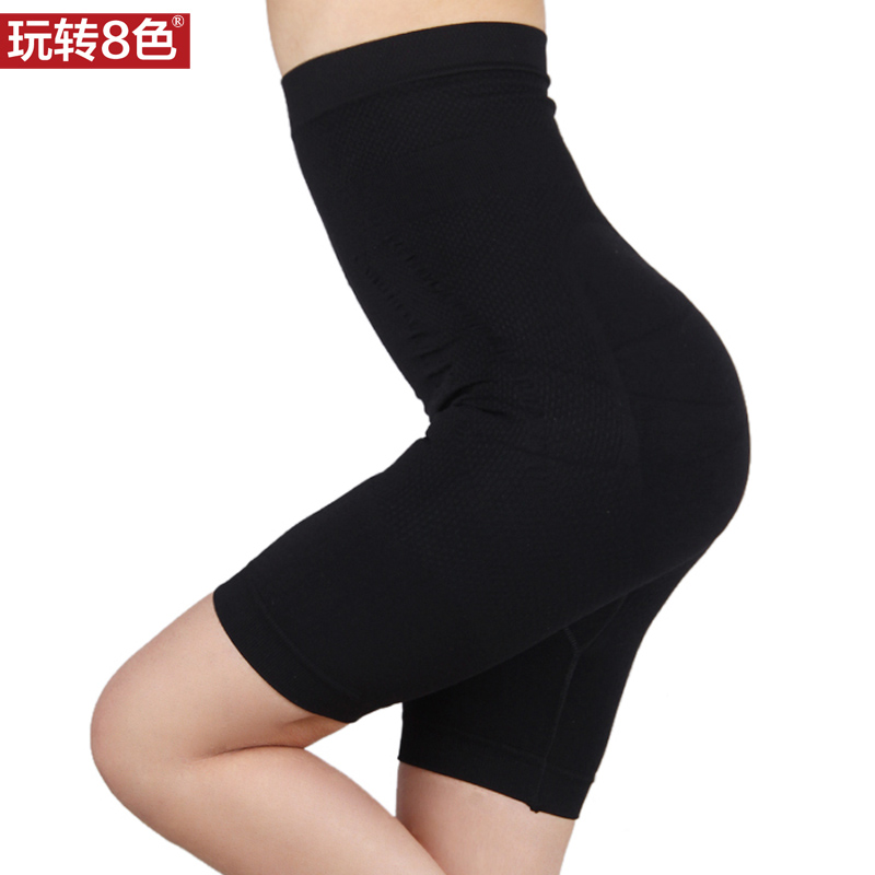 High waist postpartum abdomen drawing butt-lifting pants seamless beauty care body shaping pants corset legs fat burning body