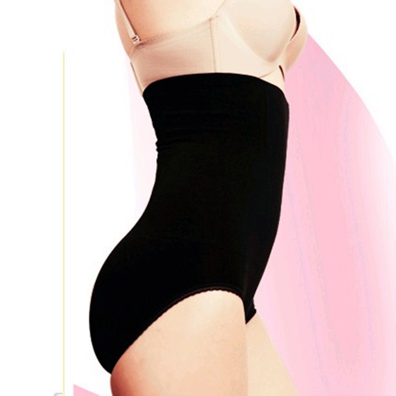 High waist roll seamless abdomen drawing panties butt-lifting body shaping pants slimming shorts reobtains panties female