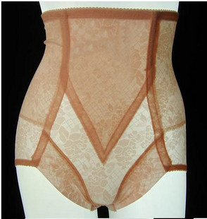 High waist trigonometric breathable abdomen drawing butt-lifting abdomen pants received the stomach body shaping pants