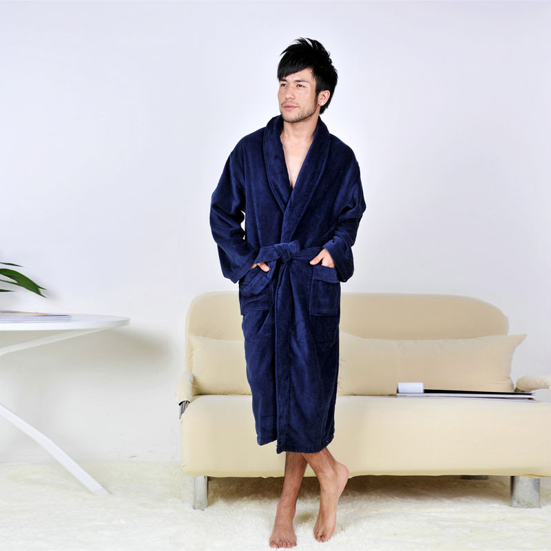 Hilift robe female 100% cotton toweled terry bathrobes bathrobe lovers sleepwear autumn and winter