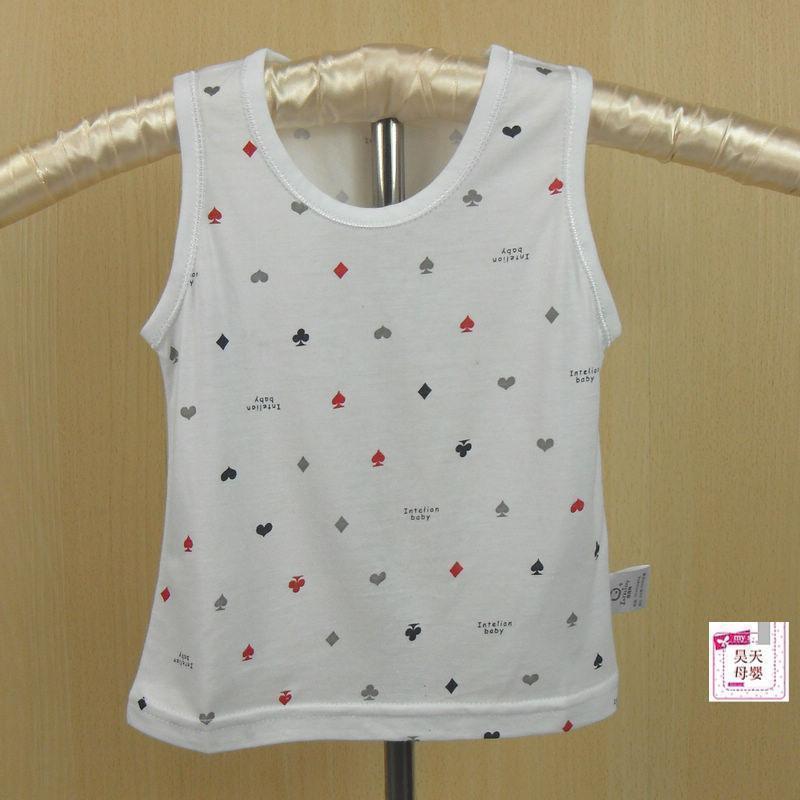 Hindley bamboo fibre vest baby t-shirt child clothes breathable cool summer y1711