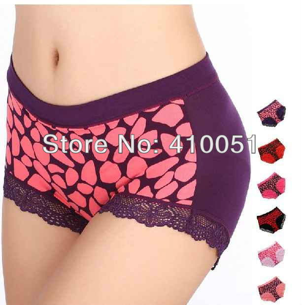 Hip slimming waist boxer underwear extract bamboo charcoal fiber stone grain size underwear fat lady mm