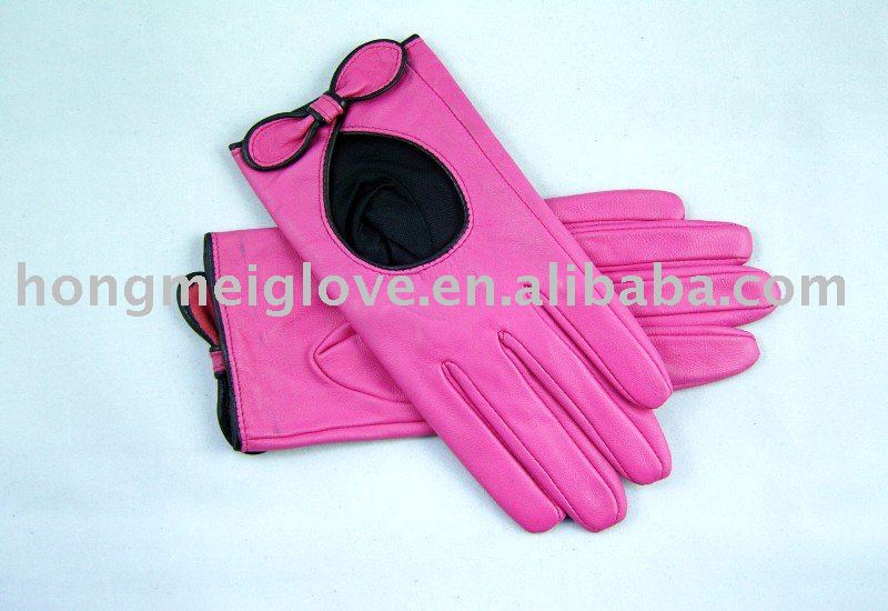 HM074 ladies fashion leather glove