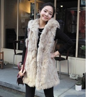 Holiday Sale 2013 Faux Fur Women's Winter Warm Long Fur Coat Jacket Maternity Winter Faux Cape Vest Wholesale Free Shipping