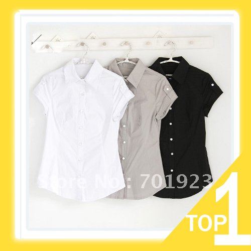 Holiday Sale Free shipping/Drop shipping Women's long sleeve casual shirt,hot sale Y3494