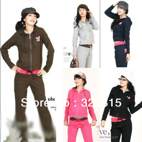 Holiday Sale Free Shipping Fashion Woman Fashion Sexy Long Sleeve Mitch Mouse Sport Suit/Ladies Sport Clothes Y3027