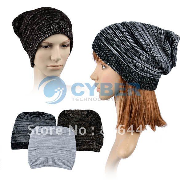 Holiday Sale Free Shipping Korea Men's / Women's Unisex Knitting Ski Slouch Hot Oversized Beanie Hat Cap 7674