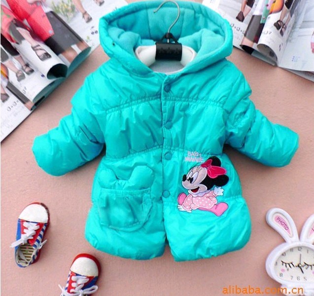 holiday sale free shipping retailer 1pc/lot 3colors girl hoody girl' outwear carton minne coat clothing warm spring autumn wear