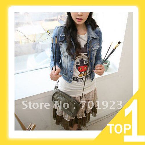Holiday Sale Free shipping Women's fashion coat women's jean jacket denim outwear Size-S/M/L Y3781
