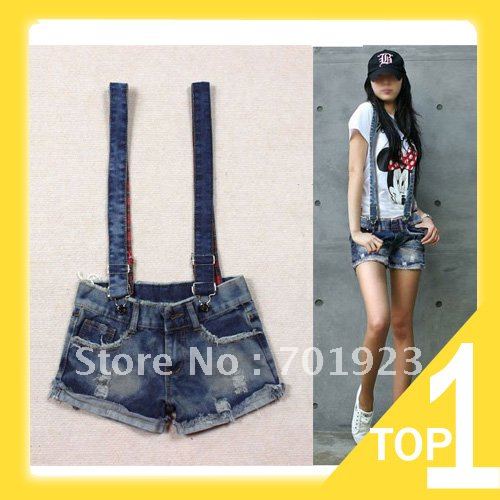 Holiday Sale Holiday Sale Free shipping Hotsale Summer Women`s Short Jeans Jumpsuit , Overalls Jeans Y3210