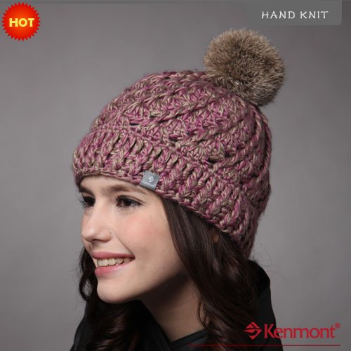 Holiday Sale Hot Promotion Fashion Wool Hat 2color avaliable  Hand Knitted Beanie Hat KM-1122
