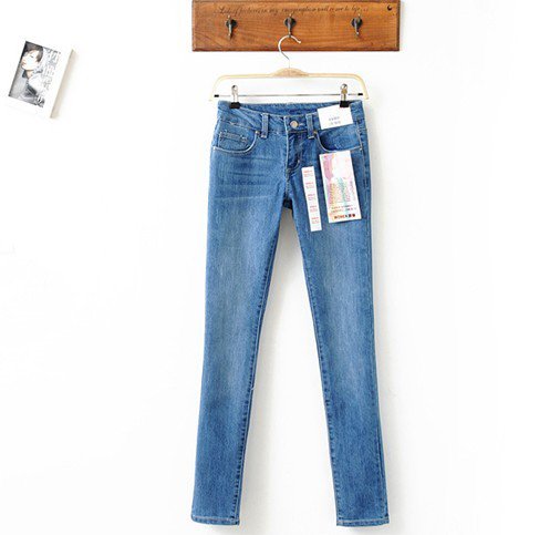 Holiday Sale Hot Selling Blue Elasticity Relaxation Women's Jeans Woman Jeans shaping pants L6002