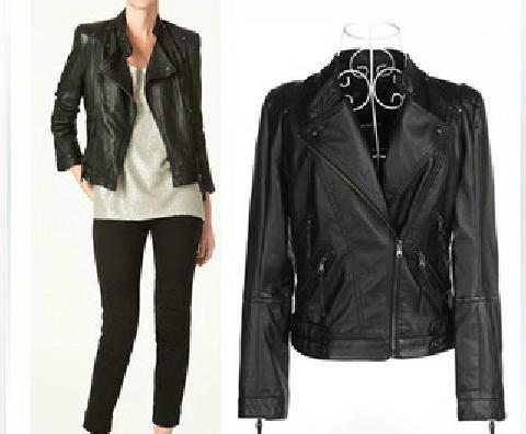 Holiday Sale Leather women's jacket PU jacket winter coat New female models motorcycle. hight quality  .w458