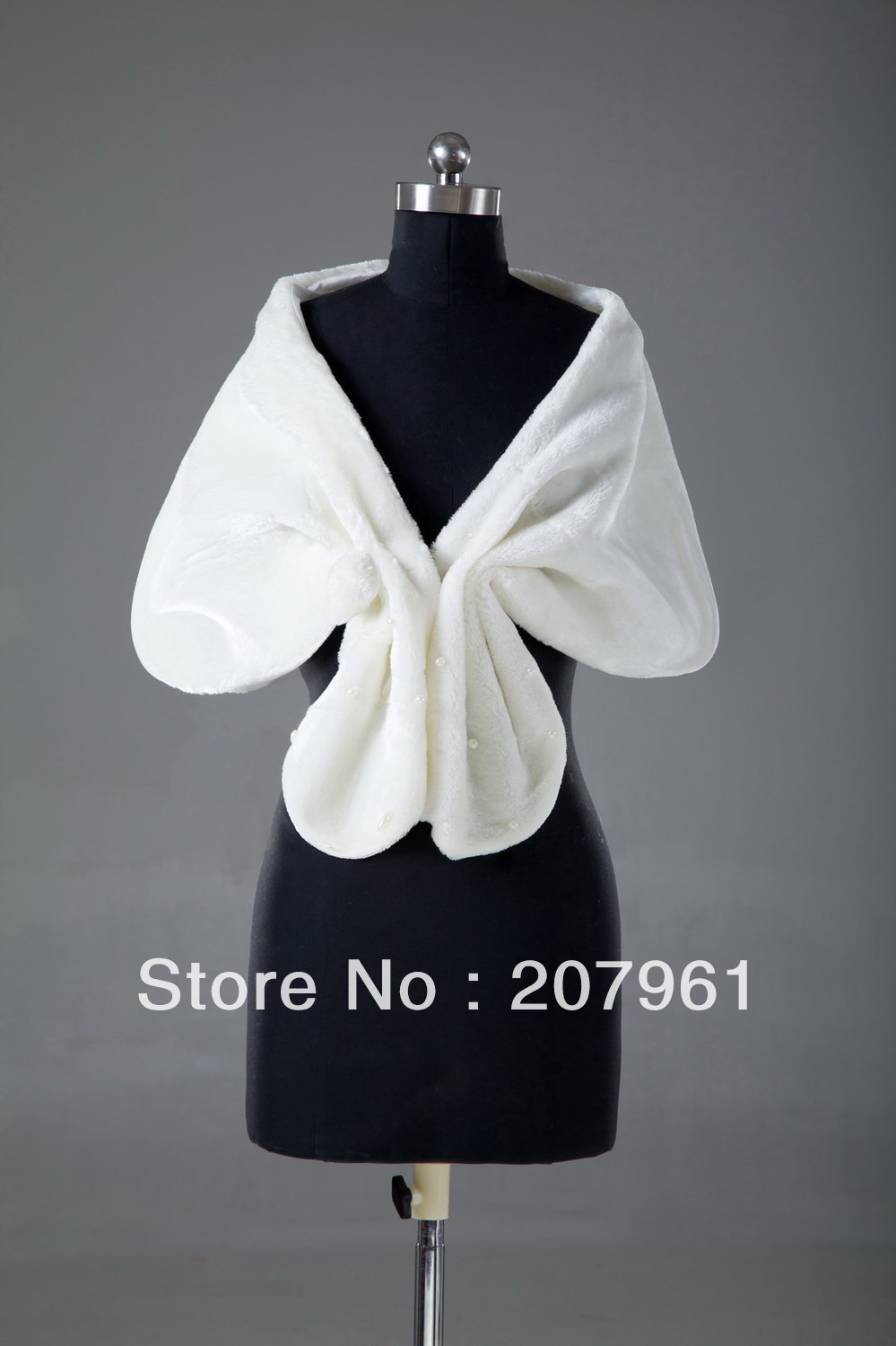 Holiday Sale  winter wedding jackets  faux fur jacket / shawl  FFA-012