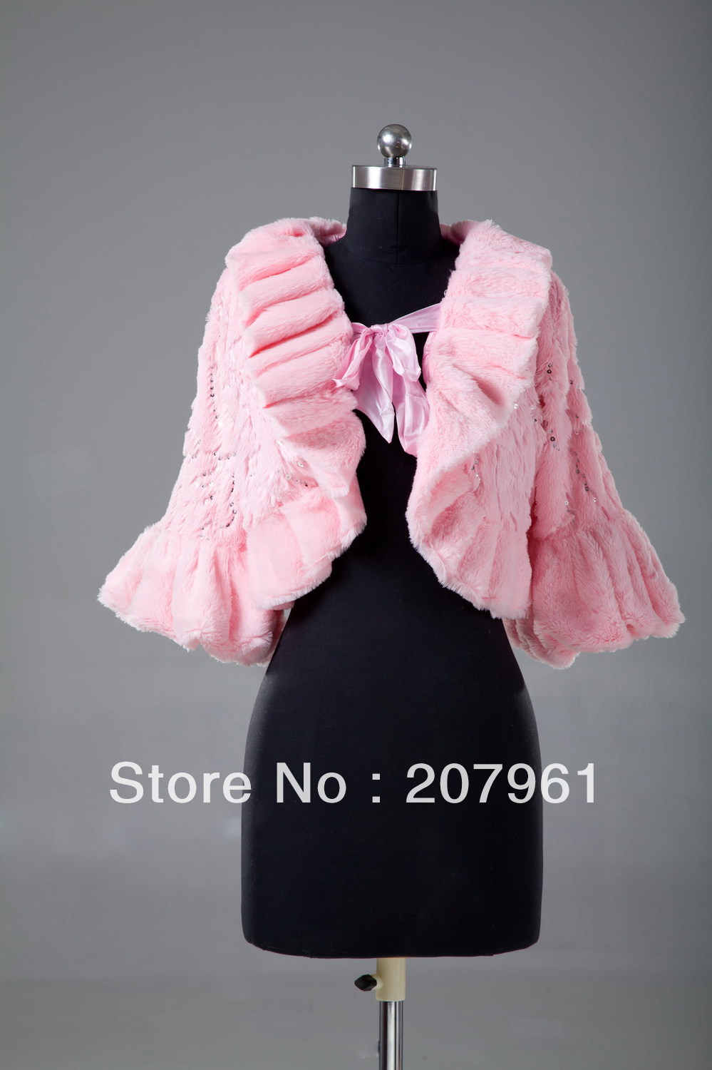 Holiday Sale  winter wedding jackets  faux fur jacket / shawl  FFA-017