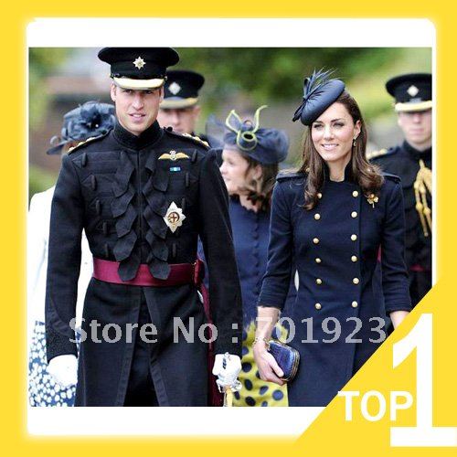 Holiday Sale Women`s Double Breasted Cashmere Wool Trench Coat Jacket Outwear Princess Kate Y3208