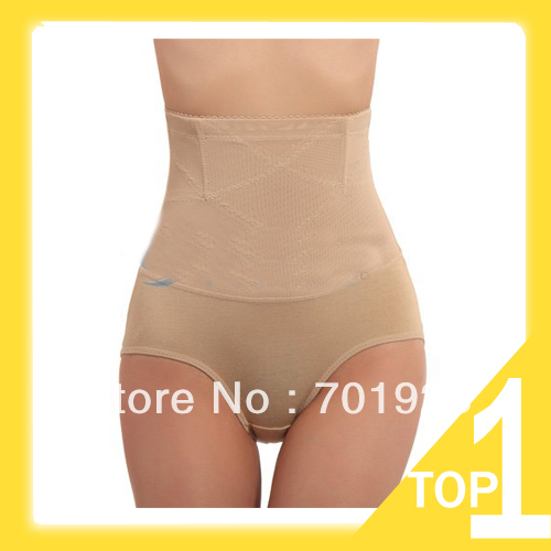 Holiday Sale Women's High Waist Tummy Control Body Shaper Briefs Slimming Pants Knickers Trimmer Tuck Free Shipping Y2739