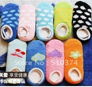 Home essential-Towel socks coral cashmere socks Candy Colors FREE SHIPPING Fashion women use 10Pairs/LOT