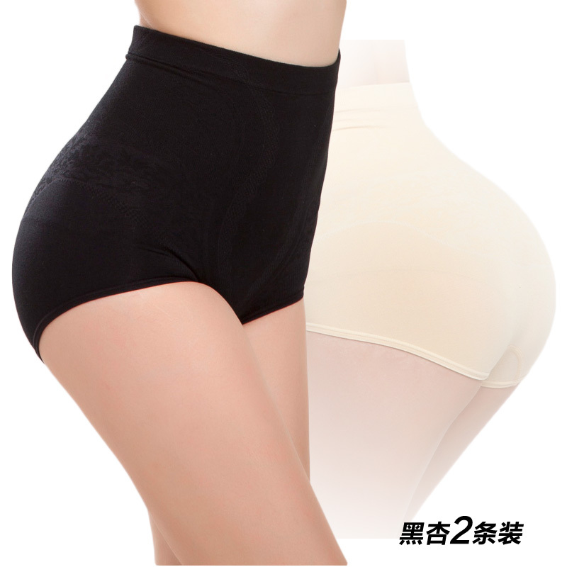 Honey 2 bamboo fibre autumn female high waist seamless waist abdomen drawing panties butt-lifting body shaping