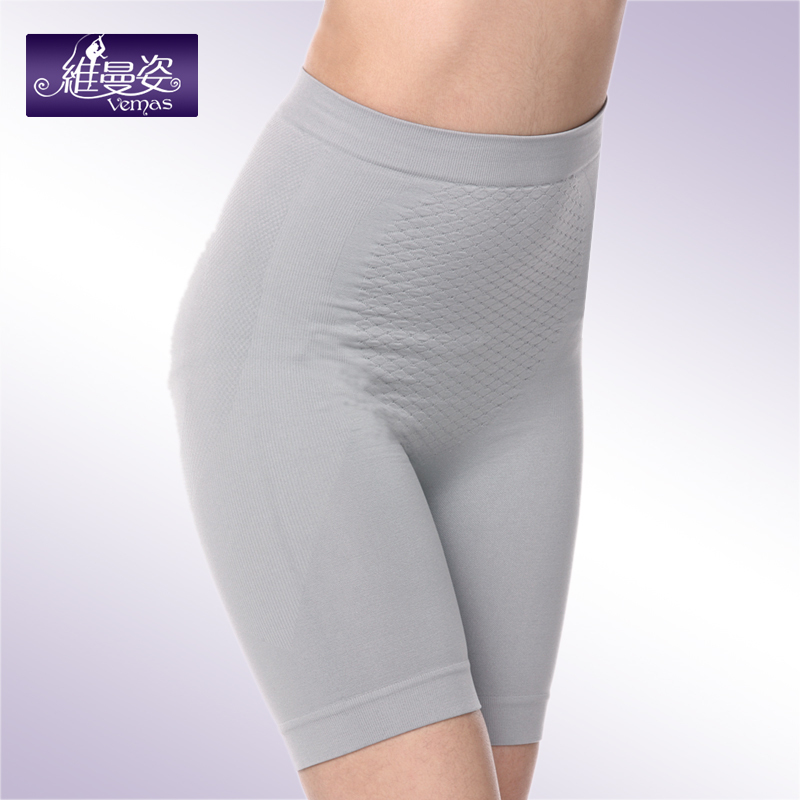 Honeycomb drawing butt-lifting waist abdomen pants seamless postpartum corset seamless beauty care slimming panties