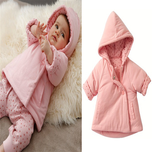 Hooded autumn and winter thickening cotton-padded top powder princess cotton-padded jacket b258