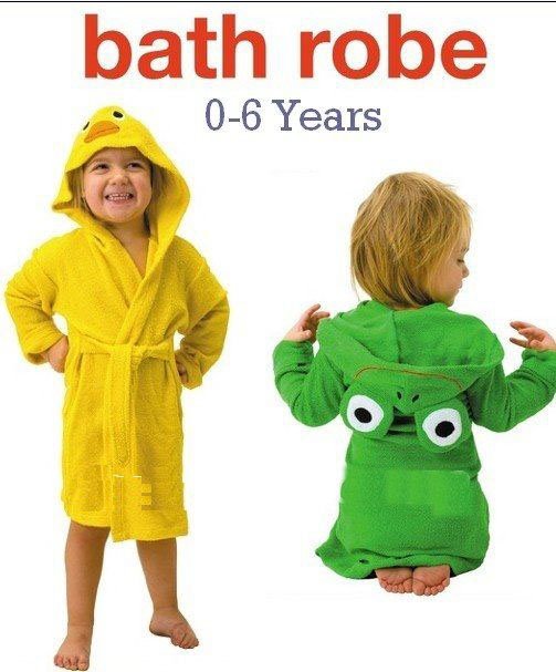 Hooded Baby Bathrobe/Baby Towel/modeling Animal bathrobe /KIDS bath robe/baby bath towel 5pcs