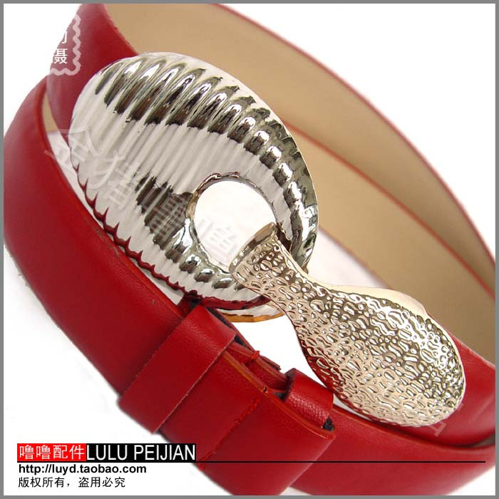 Hook buckle genuine leather strap women's decoration belt women's casual genuine leather waist belt