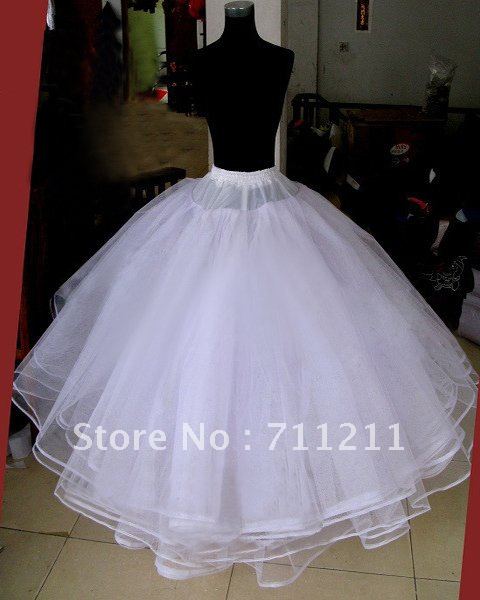 Hoopless 6 Layer Wedding Dress Crinoline Petticoat